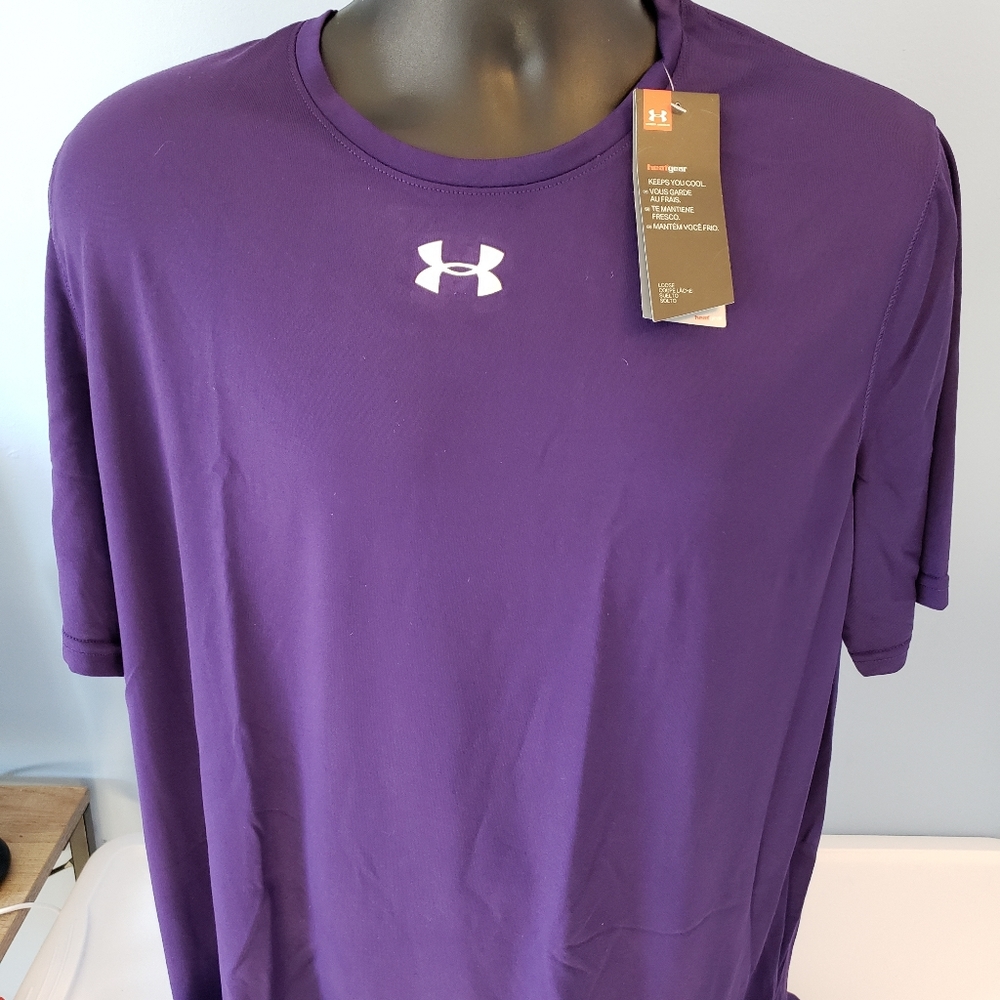 Men's Under Armour UA Locker 2.0 T-Shirt, Purple-m